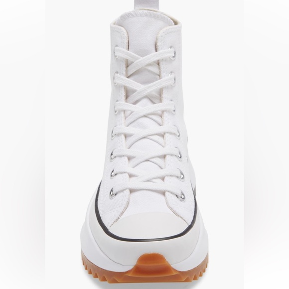 White/Black/Gum - Converse Unisex Run Star Hike Canvas High Top Platform Sneaker - Picture 6 of 11